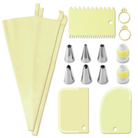 Túi trang trí silicon Miệng Trang trí Trọn bộ bộ miệng trang trí bánh Trọn bộ túi trang trí đồ ăn dặm cho bé cấp thực phẩm HD3K
