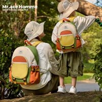 Túi trẻ em nhỏ Mr.ace Homme dành cho trẻ mẫu giáo Túi đi học tiểu học Ba lô ngoài trời chống nước 3169