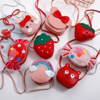 Túi Trẻ Sơ Sinh Bé Gái Hoạt Hình Dễ Thương Công Chúa Túi Nhỏ Thời Trang Phù Hợp Với Túi Đeo Vai Thay Đổi Mini Túi Nhỏ 3.18