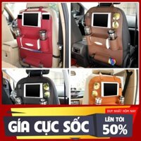 Túi treo đồ đa năng ghế sau ô tô- Túi đựng đồ ghế sau ô tô BẰNG DA
