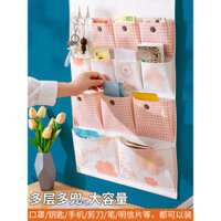 Túi treo lưu trữ, túi điện thoại gắn tường, túi đựng đồ lót và tất sau cửa, túi lưu trữ tủ quần áo, túi vải treo tường đầu giường