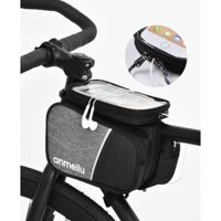 Túi treo sườn, treo yên xe đạp đa năng siêu bền tặng kèm túi chống mưa ANMEILU