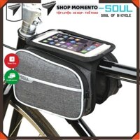 Túi Treo Sườn Xe Đạp B-Soul Double Deck 2 Hộc Đựng B502