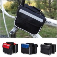 Túi treo sườn xe đạp, phụ kiện treo xe đi đường cho xe Đạp - Màu Xanh