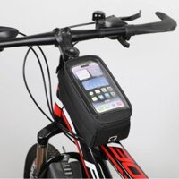 Túi treo sườn xe đạp tích hợp ngăn đựng điện thoại thông minh.