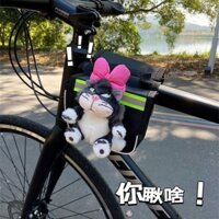 Túi treo trước xe đạp Drag Cat Lucifer, túi trang trí và lưu trữ cho xe đạp 3.25