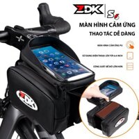 Túi Treo Xe Đạp Thể Thao ZDKS6, Cảm Ứng Điện Thoại, Đồ Dùng, Vải Da Cao Cấp, Túi Gắn Sườn Xe Đạp
