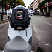 Túi treo xe máy có vành chống chói dây khóa kéo PVC cao cấp Men.K4 kháng nước [HÀNG CHUẨN VIP]