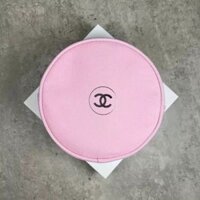 Túi Tròn Chanel Màu Hồng - Chanel Pink Makeup Bag