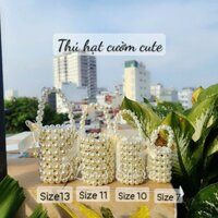 TÚI TRÒN kết bằng hạt cườm nhiều size cho bé và mẹ