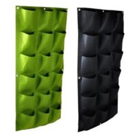 Túi trồng cây treo tường 18 lỗ, Túi làm vườn tường trang trí, Túi trồng hoa, rau, cây cảnh