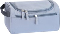 Túi trống mini unisex đựng đồ dùng cá nhân, mỹ phẩm cho nam nữ, túi vải có móc treo toilet chống thấm nhỏ gọn - Hàng chính hãng - Xám