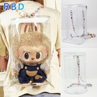 Túi trong suốt RBD Labubububu, Túi bảo vệ lớn bằng nhựa PVC Labubububu Túi đựng búp bê bông, Hộp chống bụi trong suốt Túi búp bê Labububububuju Túi đi chơi