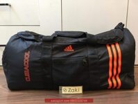 Túi trống thể thao Adidas sọc cam