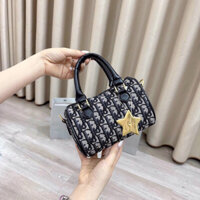 Túi trống vải thổ cẩm, Túi trống mini, mác sao,cầm tay(size 18)