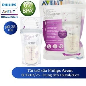 Túi trữ sữa Avent SCF603.25 (25c) 180ml, 25pcs