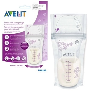 Túi trữ sữa Avent SCF603.25 (25c) 180ml, 25pcs