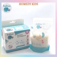 Túi trữ sữa bịch đựng sữa mẹ túi zip trữ sữa 100ml 250ml cao cấp có vòi rót Babuu Nhật BB04 Homedy Kids