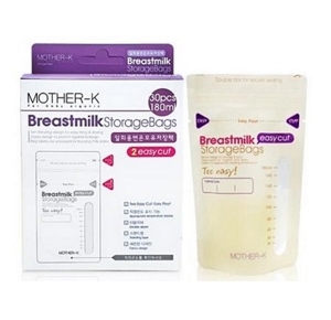 Túi Trữ Sữa Cảm Biến Nhiệt Mother-K KM13066 (30 Cái) 180ml