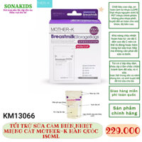 TÚI TRỮ SỮA CẢM BIẾN NHIỆT MIỆNG CẮT MOTHER-K HÀN QUỐC (30C) 180ML KM13066