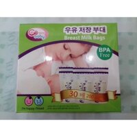 Túi trữ sữa GB Baby Hàn Quốc 30 túi x 200ml