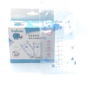Túi trữ sữa mẹ Babuu - Hộp 50 túi 250ml