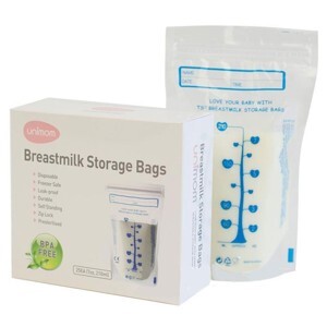 Túi trữ sữa Unimom UM870183 - 60c, 210 ml