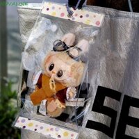 Túi trưng bày thời gian NOVALINK Labubububu, Túi đi chơi búp bê thời gian Labububupu chống bụi bằng nhựa PVC, Phụ kiện đồ chơi Túi kẹo trong suốt Túi đựng búp bê Labubububu