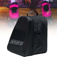 Túi trượt băng COOLCELLS, Túi trượt patin 3 lớp bằng vải Oxford, Hộp đựng giày trượt băng đa chức năng thoáng khí dung tích lớn di động cho bé trai bé gái