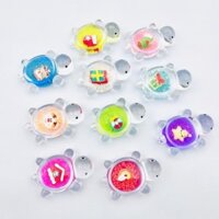 "Túi tự bóc 10 Rùa Giáng Sinh Pha Lê dạ quang trang trí DIY, đồ chơi phát sáng cho Nhà Búp Bê Sylvanian Families."