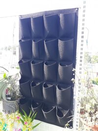 Túi vải 3 lớp 20 ô chuyên dụng chịu nắng mưa ngâm nước trồng rau sạch cây cảnh tại nhà Tui vai 3 lop 20 o chuyen dung chiu nang mua ngam nuoc trong rau sach cay canh tai nha