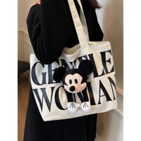 Túi vải bố xách tay túi đựng sách xách tay học sinh Đại học đi làm dung tích lớn mẫu mới 2025 Túi Đeo Vai