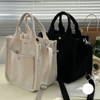 Túi Vải Canvas Đựng Hộp Cơm Trưa Xách Tay Kích Cỡ Lớn bp121