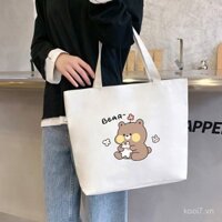 Túi vải canvas dung tích lớn, túi đeo chéo nữ, túi vải nguyên bản đơn giản đa năng, túi nhỏ cho mẹ, túi xách bán buôn