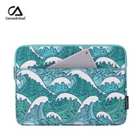 Túi Vải Canvas Họa Tiết Độc Đáo Cá Tính Túi Đựng Laptop Chống Thấm Nước Cho M1 M2 Acer Dell 11 / 12 / 13 / 14 / 15 inch
