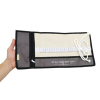 Túi vải cuộn tròn đựng họa cụ và bút viết Apsara CN024 24 lỗ + ngăn phụ