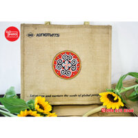 Túi vải đay phối thổ cẩm