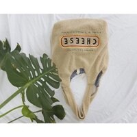 Túi vải đeo chéo "Cheese"