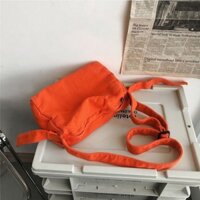Túi vải đeo chéo unisex kiểu Hàn