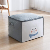 Túi vải đựng bảo quản quần áo chăn ga gối cỡ lớn 50x42cm - Túi đựng đồ đa năng cute chống ẩm tiện lợi