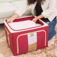 Túi vải đựng gối mền có khung sắt