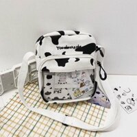 Túi Vải Giá Rẻ Đi Chơi Đi Học Đều Tiện Túi Đeo Chéo Bò Sữa Siêu Hot Hit 💚FREE SHIP💚 cho đơn hàng từ 50k