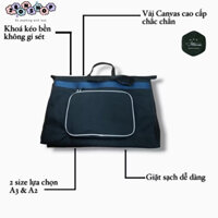 TÚI VẢI HOẠ CỤ ĐỰNG BẢNG VẼ A3 / A2 CANVAS CHẤT LƯỢNG CAO | TÚI ĐỰNG BẢNG VẼ CANVAS