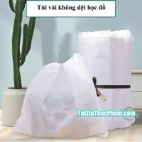 Túi vải không dệt có dây rút size lớn chống bụi bẩn, túi bọc đồ gia dụng, thiết bị công nghiệp chống ẩm túi xách