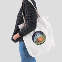 Túi vải tote bag của Chodole chất liệu túi canvas vải bố đẹp in hình độc đáo Silent Night