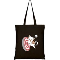 Túi vải tote canvas HTFashion in hình goal of cat HT146