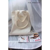 Túi vải tote canvas trơn MS: Fig1.3 - (Authentic) - Hàng cao cấp