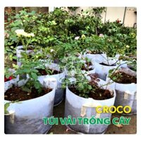 TÚI VẢI TRỒNG CÂY CROCO SIZE 70cm x 50cm ( SET10 TÚI )  - "GIÁ XƯỞNG"