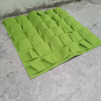 Túi vải trồng cây treo tường 36 ô diện tích 1m2