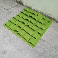 Túi vải trồng cây treo tường 36 ô diện tích 1m2 - 12 tấm